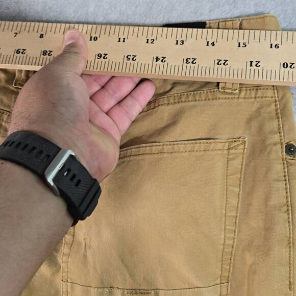 prAna Bridger Jeans Mens 32x34 Embark Brown Slim Fit Stretch Denim - Picture 9 of 11